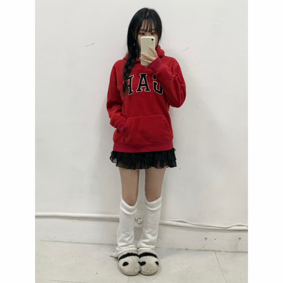 [GAP] 갭 체리레드 맛 🍒 폭닥 후드티 상품이미지1