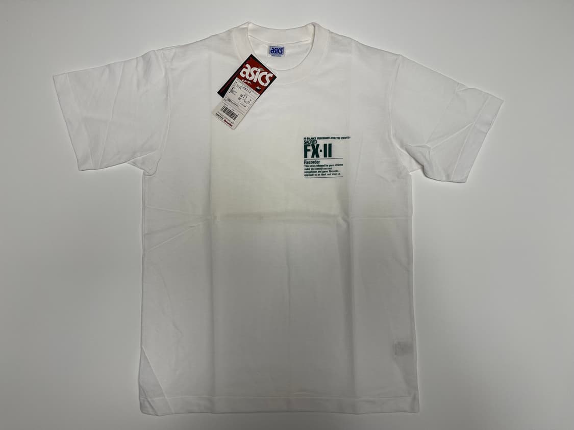 아식스 90s 올드 리코더 반팔 티셔츠 빈티지 ASICS OLD 1990 상품이미지1