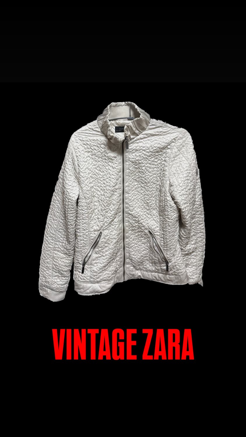 자라 빈티지 텍스처드 퀄팅 자켓 판매합니다 상품이미지1