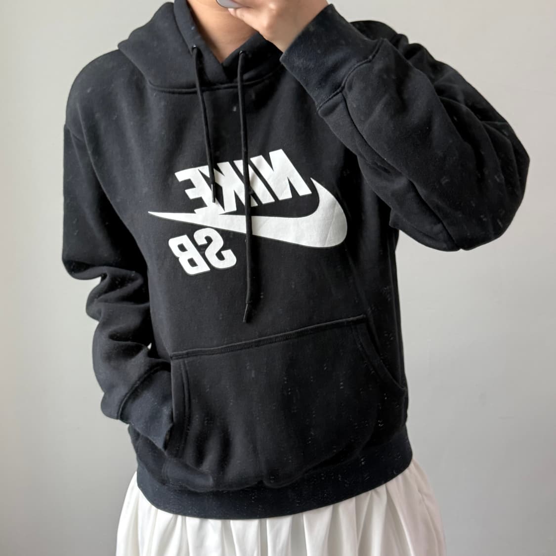 [L] 나이키SB 블랙 후드티 상품이미지2