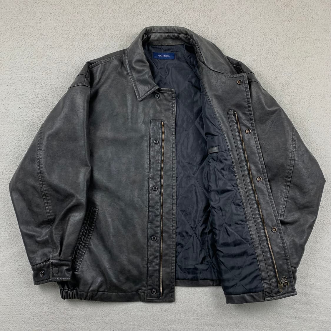 노티카 재팬 x 프릭스 스토어 비건레더 자켓 블랙 상품이미지2