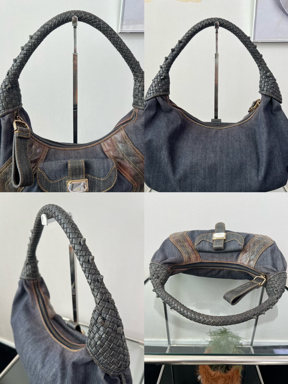 펜디 데님 스파이 미니 숄더백 상품이미지8