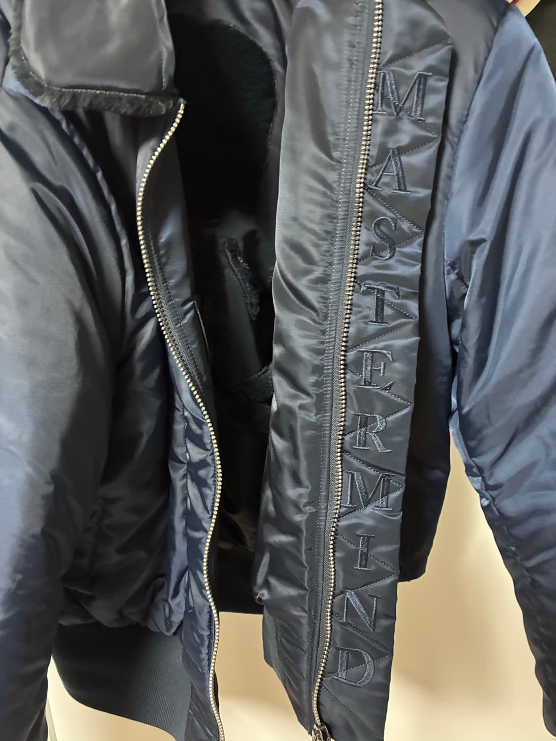 알파인더스트리 x 마스터마인드 콜라보레이션 제품 XL 네이비 상품이미지6