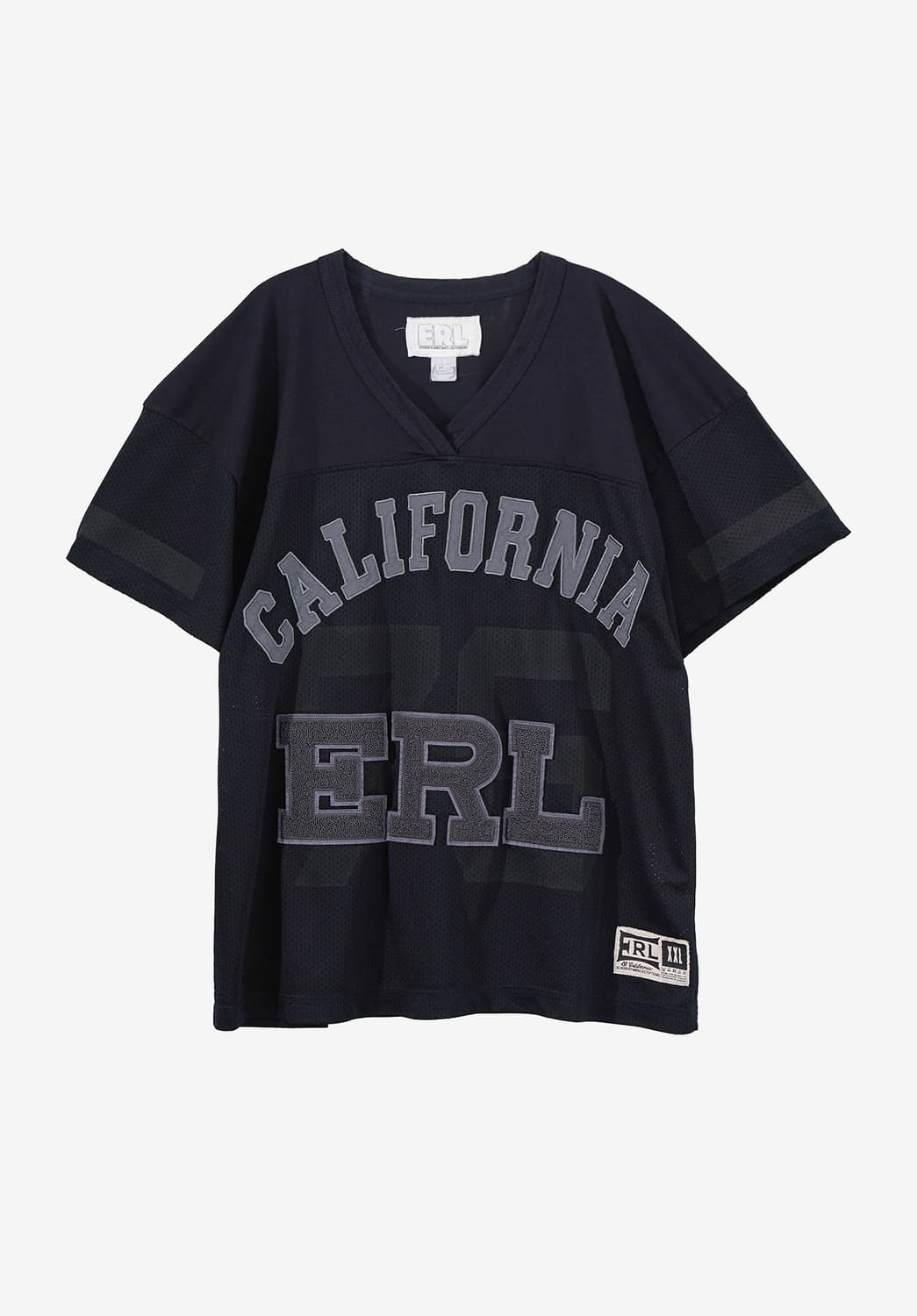 [S,M,L]이알엘 ERL 26ss 캘리포니아76 매쉬 풋볼티/블랙 상품이미지1