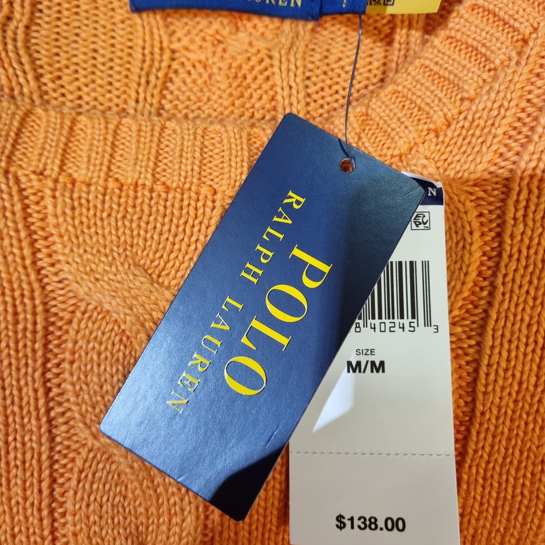 새상품 POLO RALPH LAUREN 폴로 꽈배기 니트 스웨터 상품이미지8