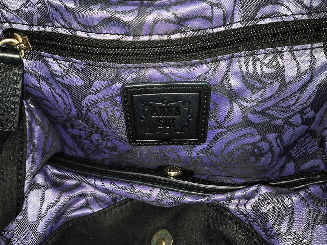 ANNA SUI Black buckle strap Bag 상품이미지2