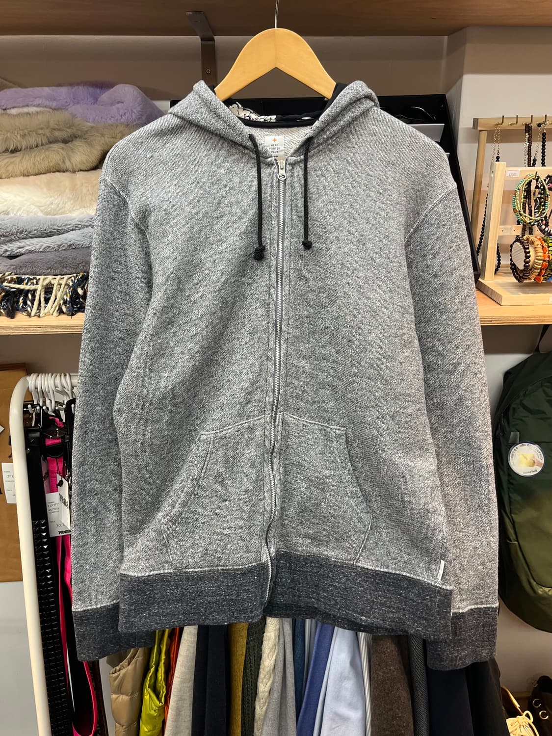 [100] 헤드포터 플러스 회색 후드집업  상품이미지1