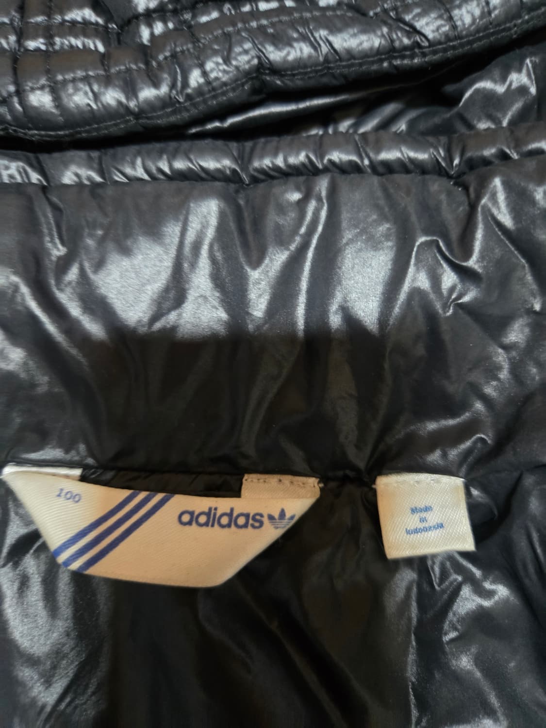 아디다스 여성 블랙 퀼팅 패딩 상품이미지7