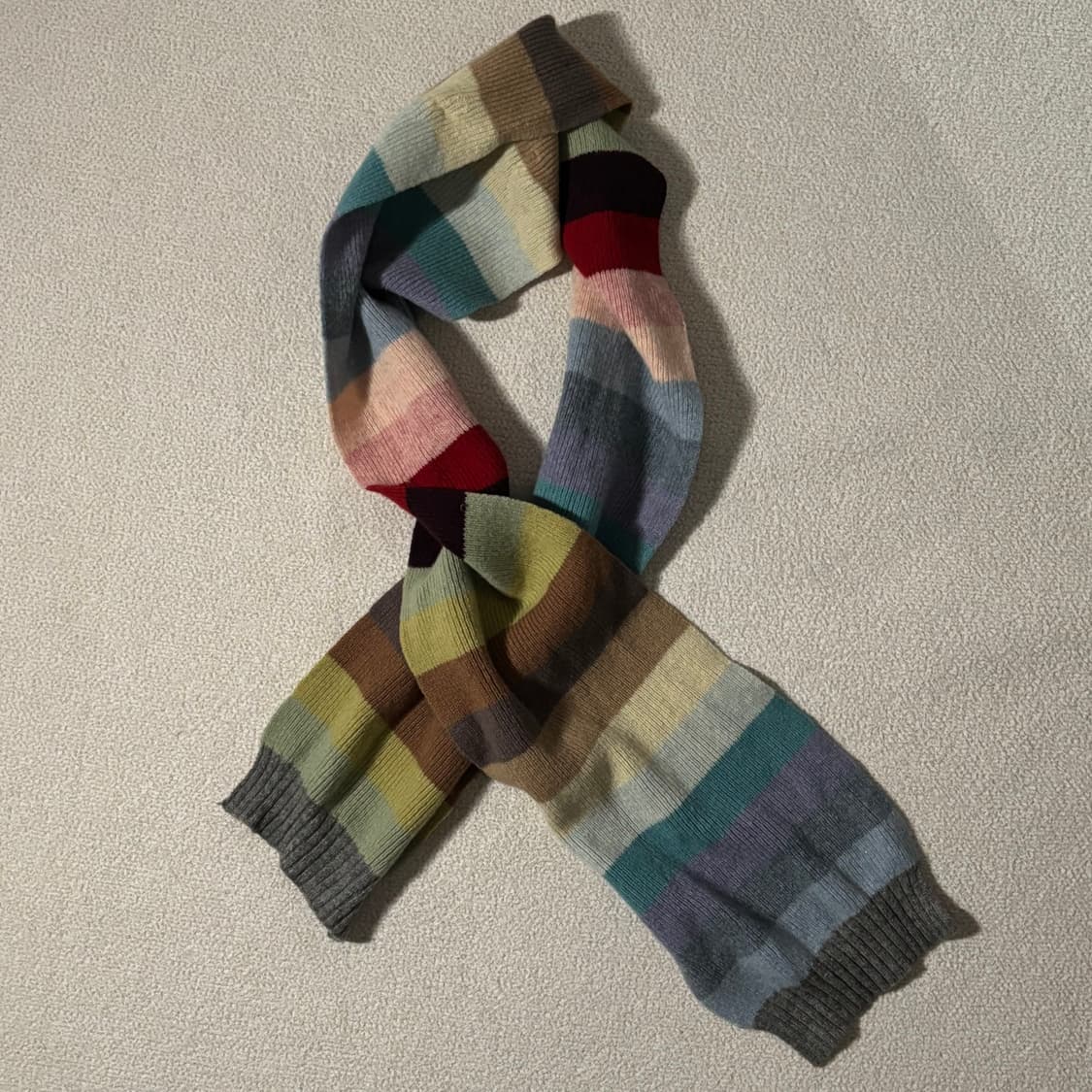 빈티지 갭 GAP 희귀 램스울 100 목도리 상품이미지1