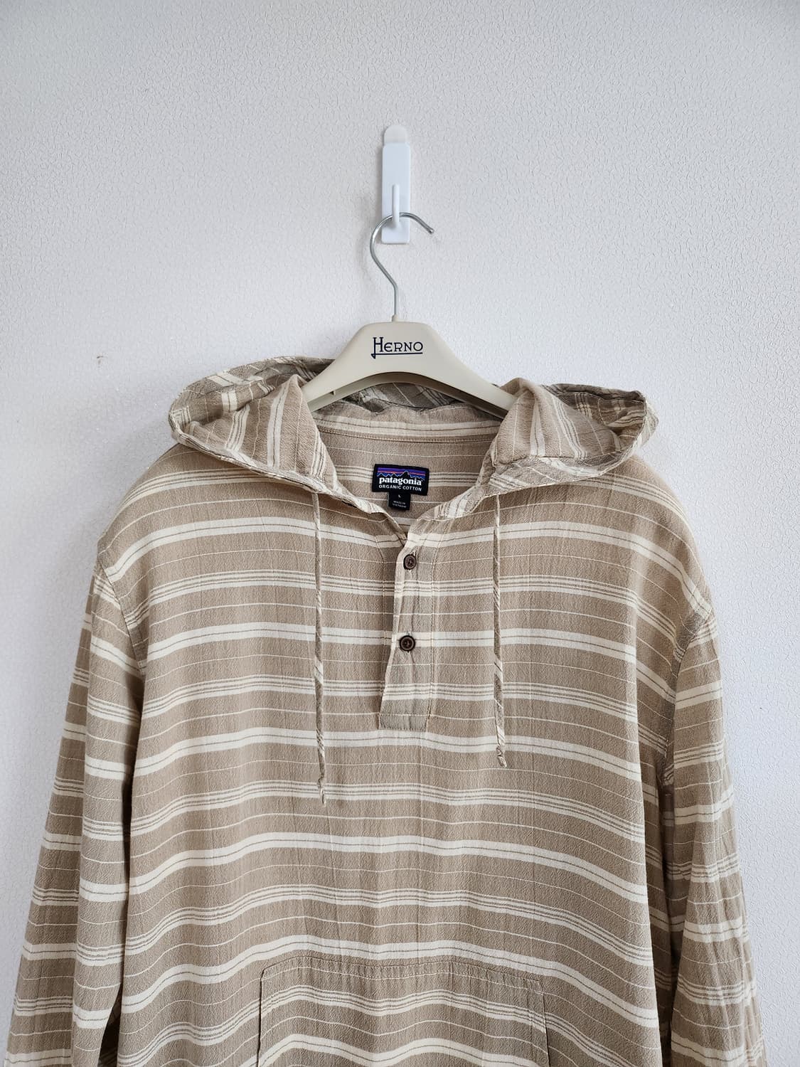파타고니아 스트라이프후드셔츠(L  상품이미지2