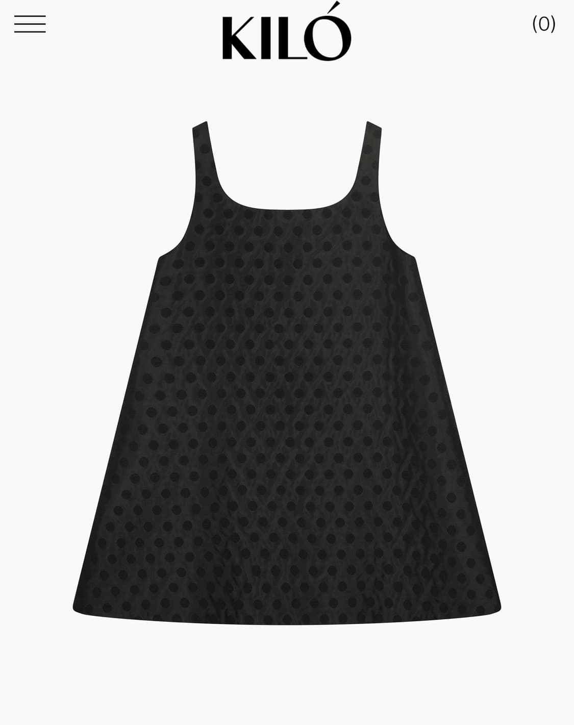 KILO REVERSIBLE DOT DRESS (BLACK) 상품이미지6