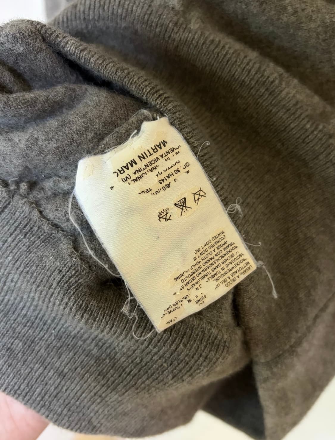 Maison Margiela 08AW wool knit sweater 상품이미지4
