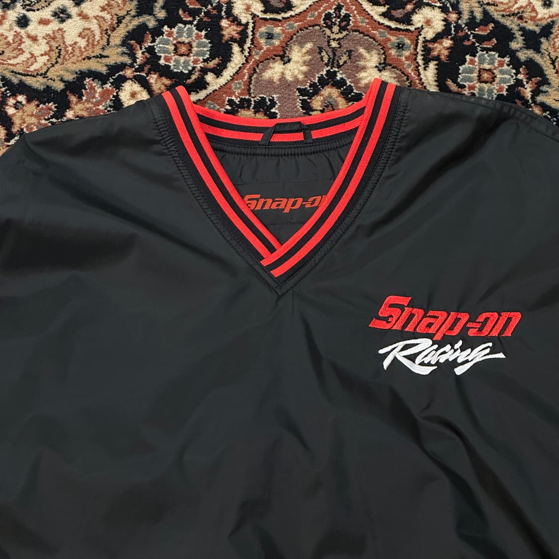 스냅온 90‘s Snap-on 레이싱 풀오버 바람막이 (XL) 웜업 상품이미지2