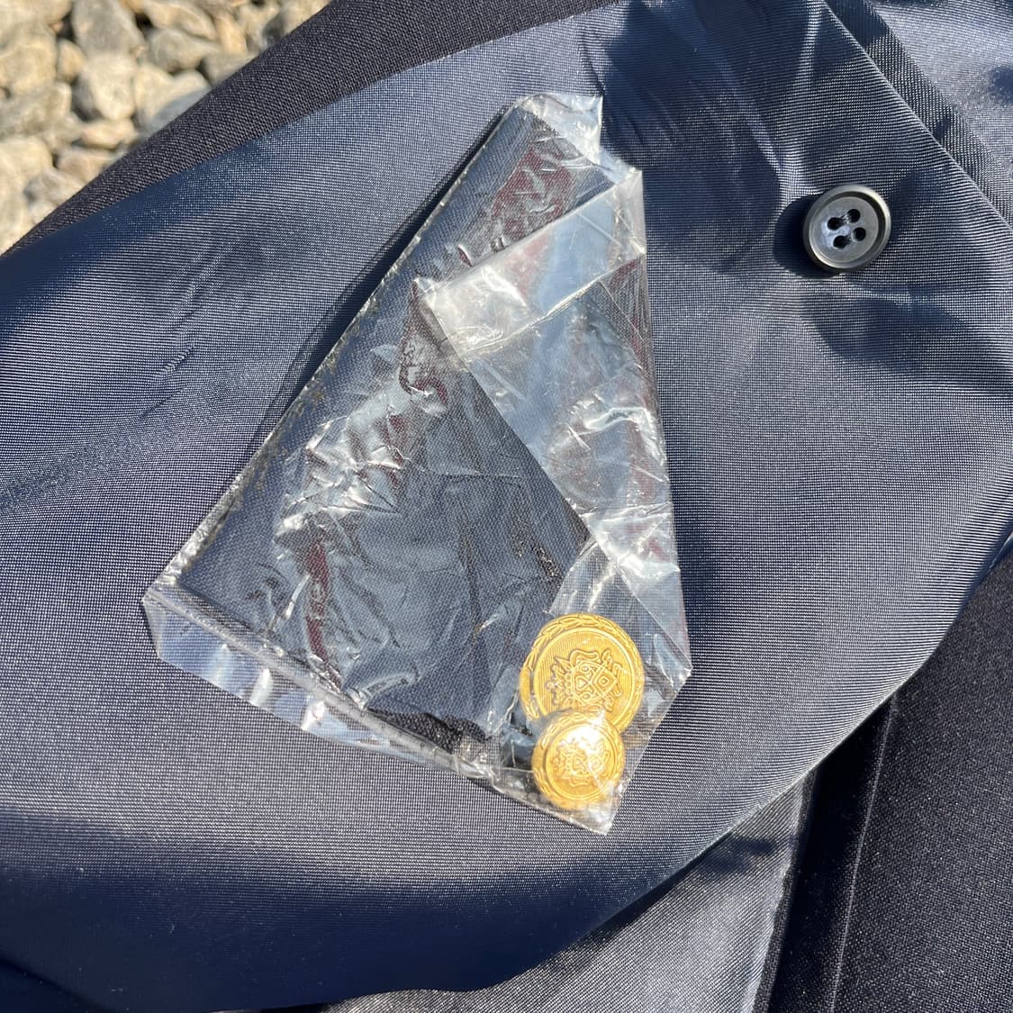 일본 빈티지 더블 금장 자켓(실측확인) 상품이미지5