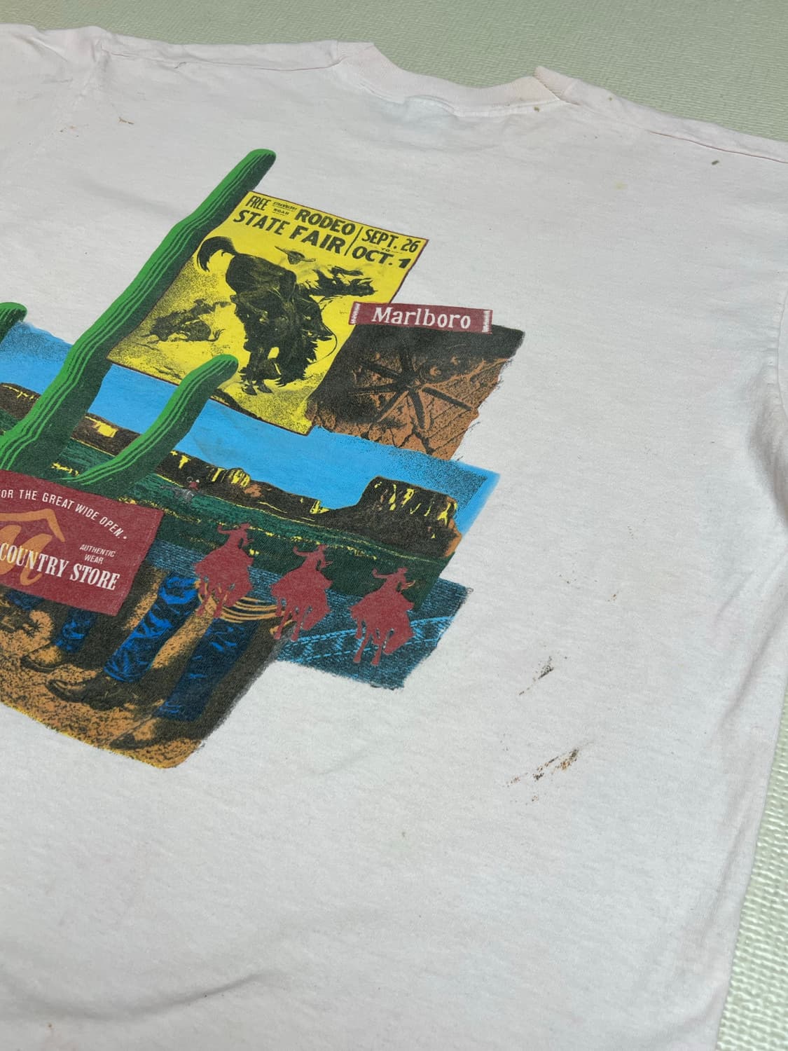 90s 빈티지 말보로 선인장프린팅 티셔츠 XL 상품이미지1