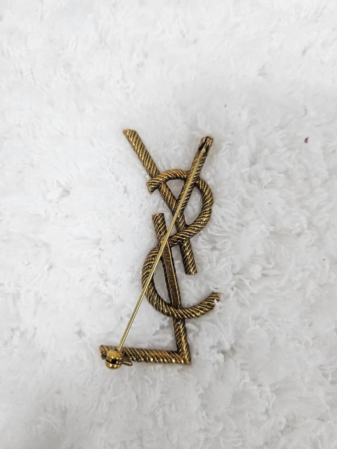 입생로랑 브로치 엔틱골드 상품이미지2