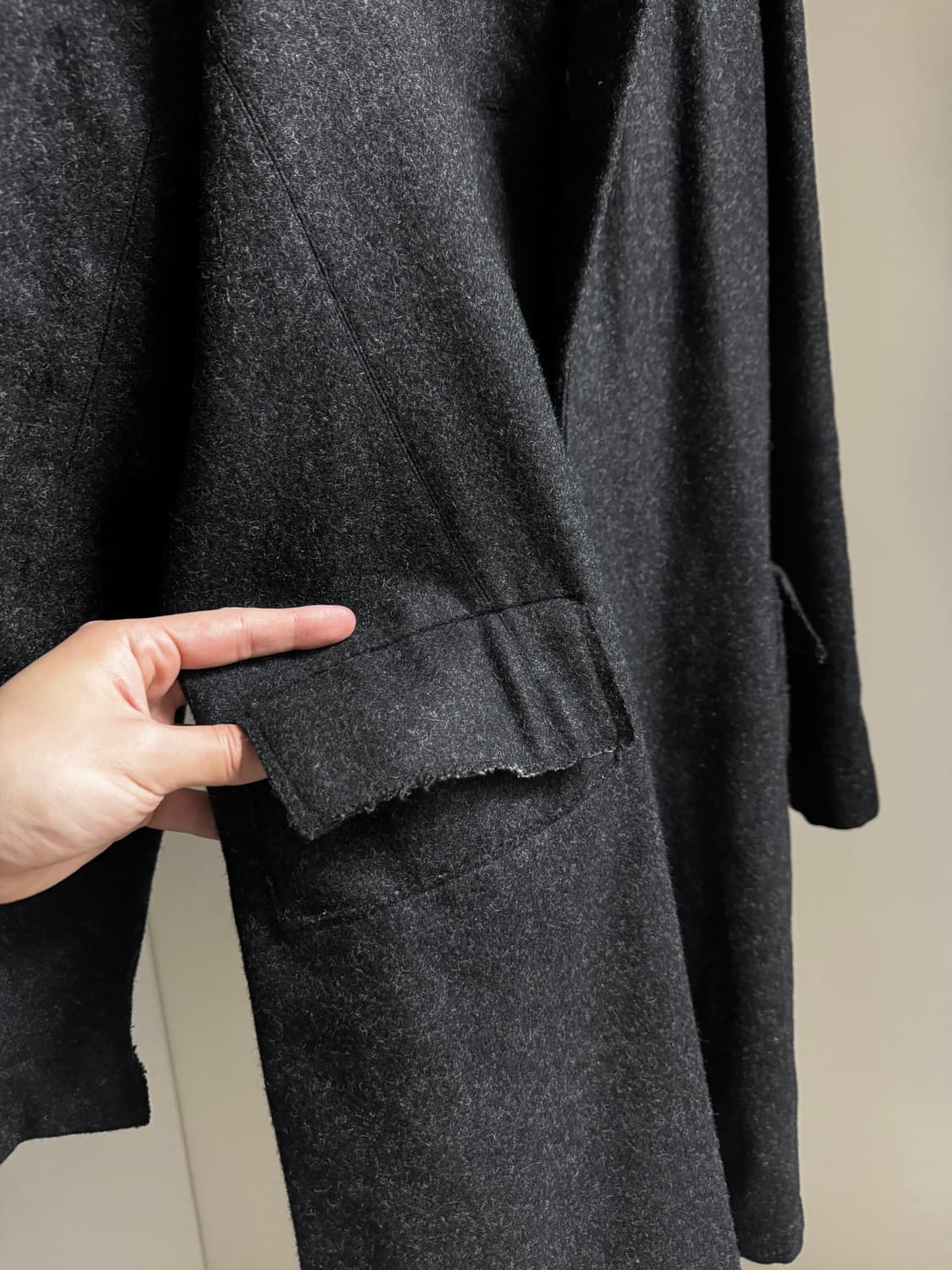 P.R.Patterson Raw Coat 상품이미지4