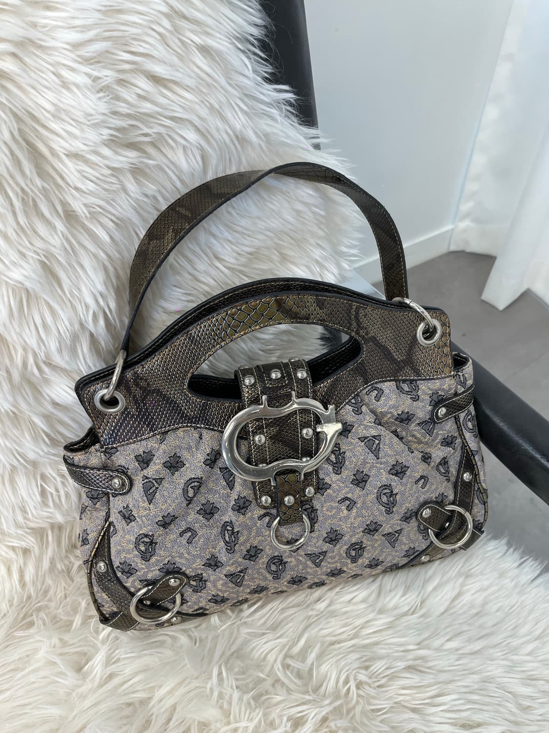 Alligator Leather Shoulder Bag 상품이미지2