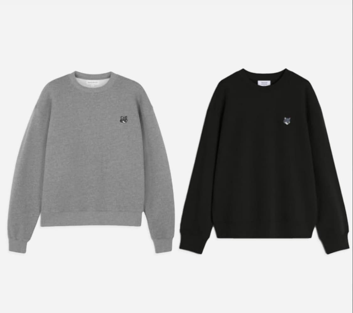 메종 그레이폭스 맨투맨 (( 새상품 )) 상품이미지1