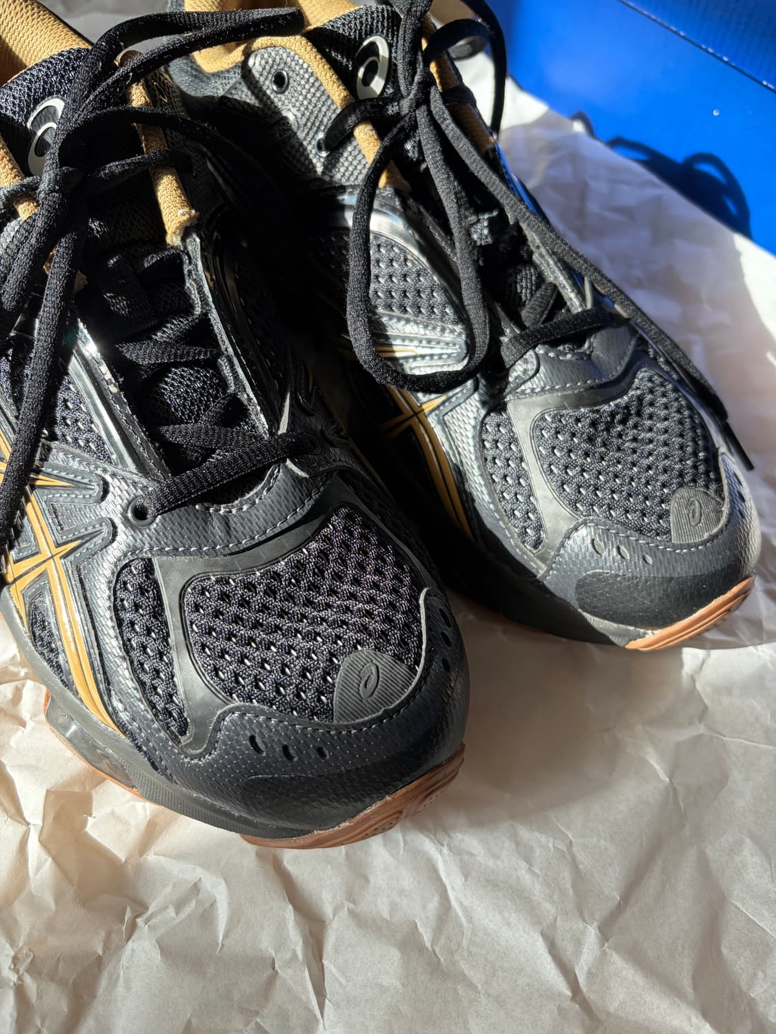 아식스 키코 젤퀀텀 지엔치아 블랙/브라운 상품이미지4