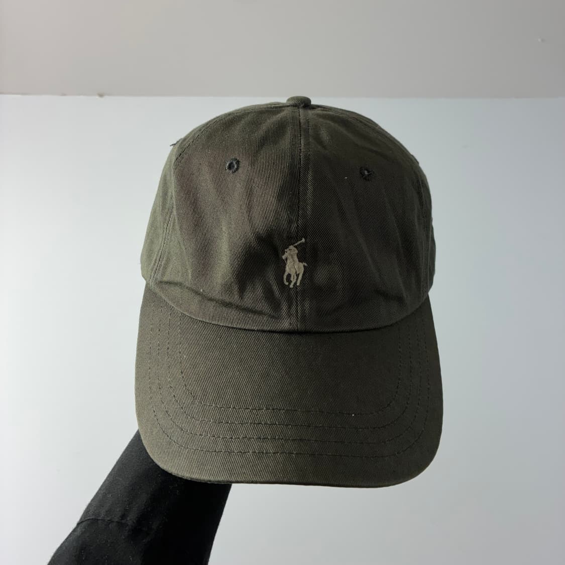 Polo  폴로 랄프로렌 자수 카키 볼캡  상품이미지1