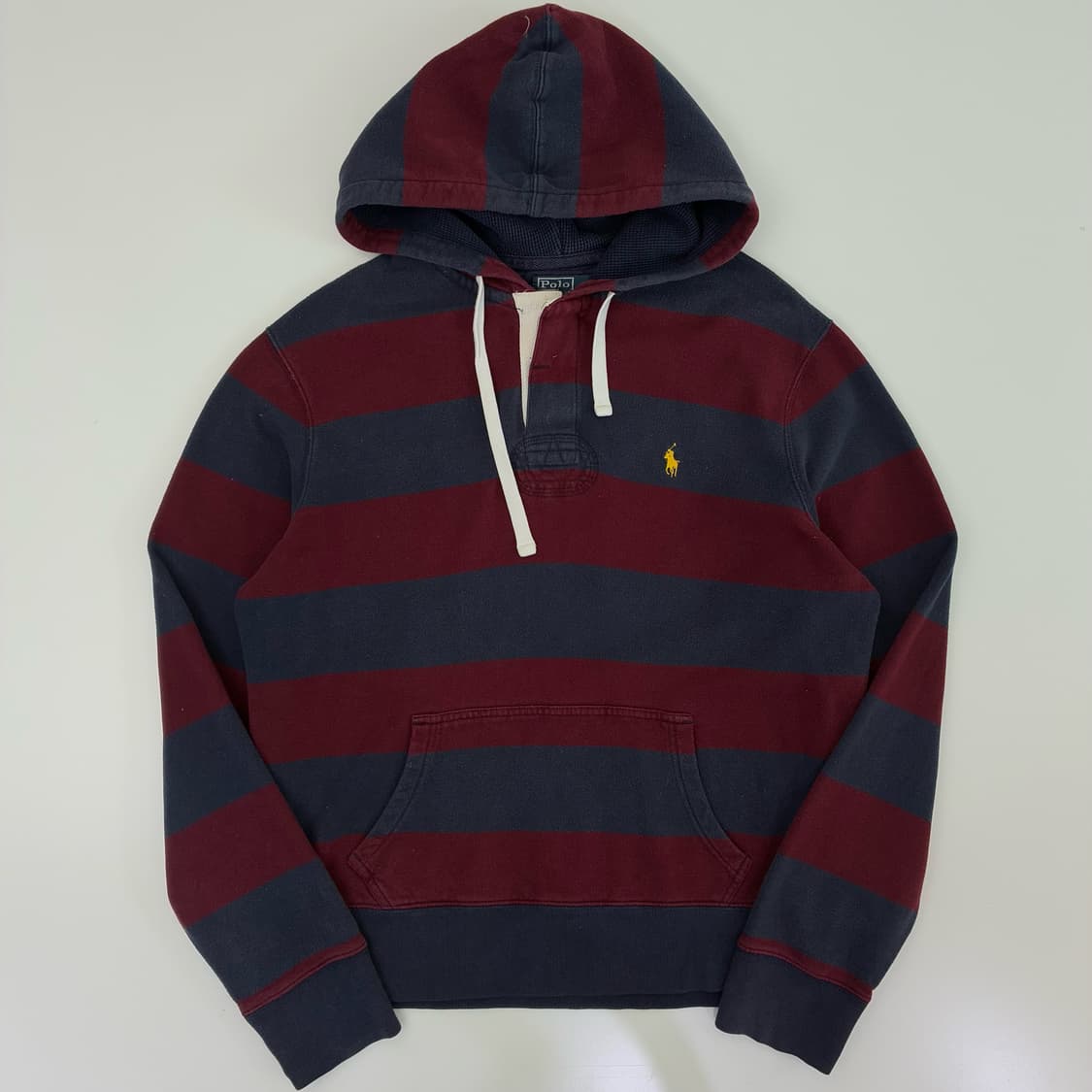 Polo  폴로 랄프로렌 자수 00,s 스트라이프 럭비 후드티  상품이미지1