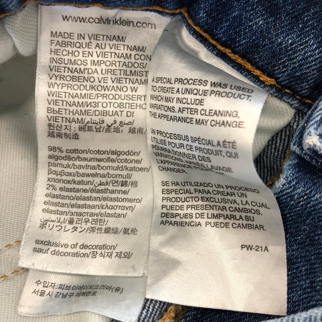 ck 캘빈클라인 026 오리지널 데님진 32-33 인치 상품이미지6