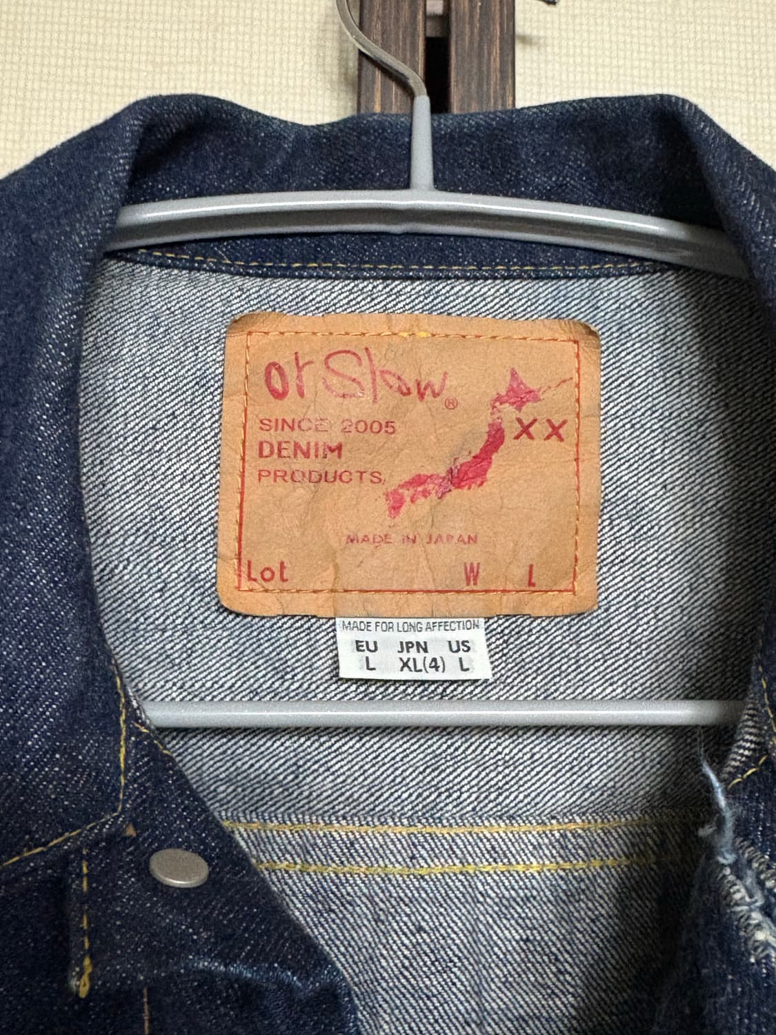 오어슬로우 타입2 1950 데님 자켓 (4) 상품이미지3