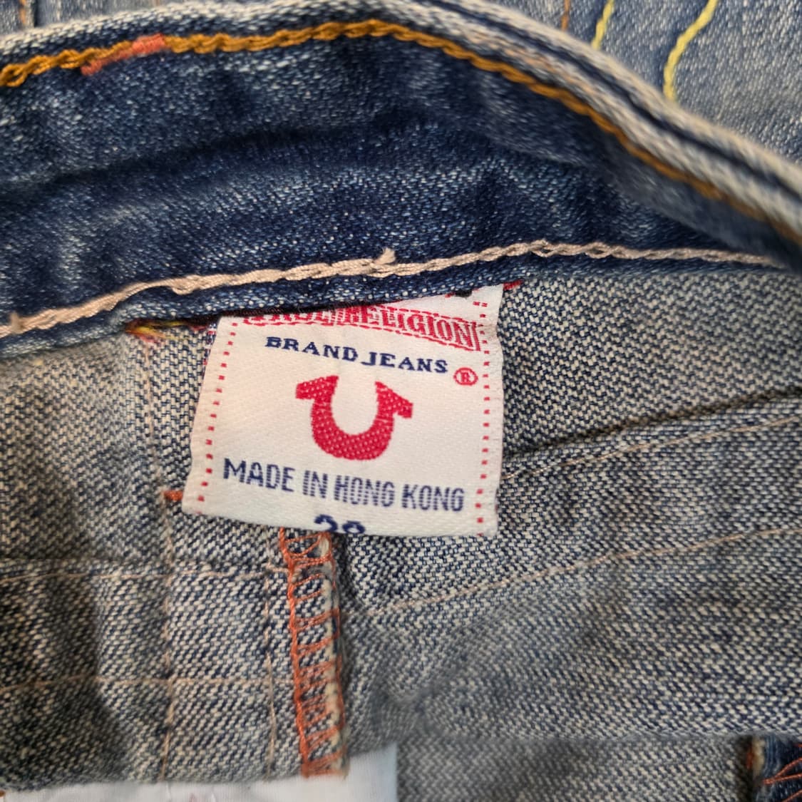 True Religion 빈티지 비즈 데님 스커트 상품이미지3