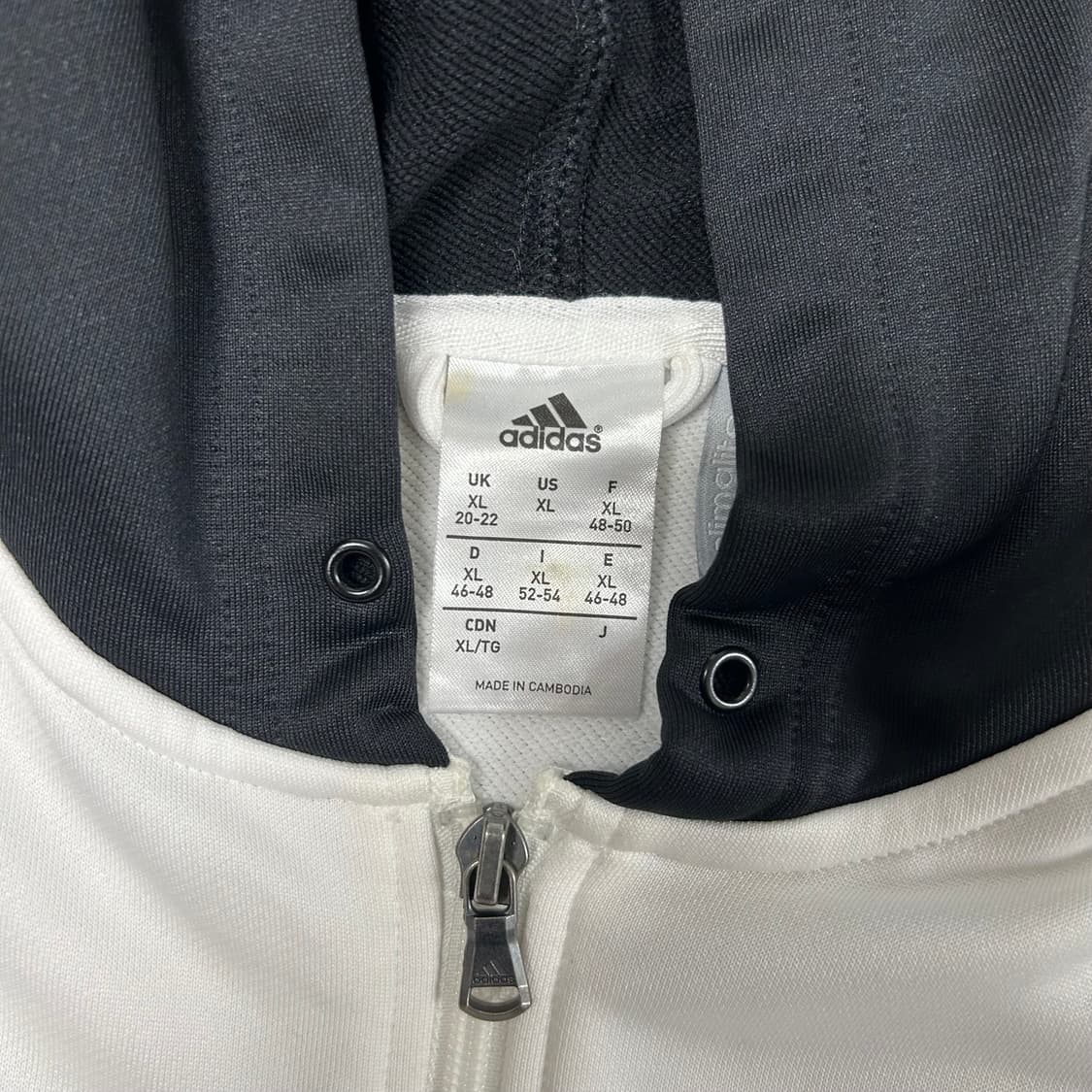 아디다스 화이트 후드 져지[1211] 상품이미지6