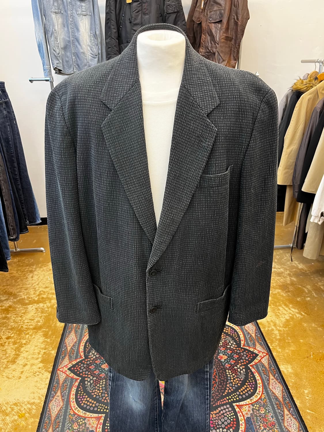 랑방 오버 숄더 싱글 테일러드 자켓 상품이미지2