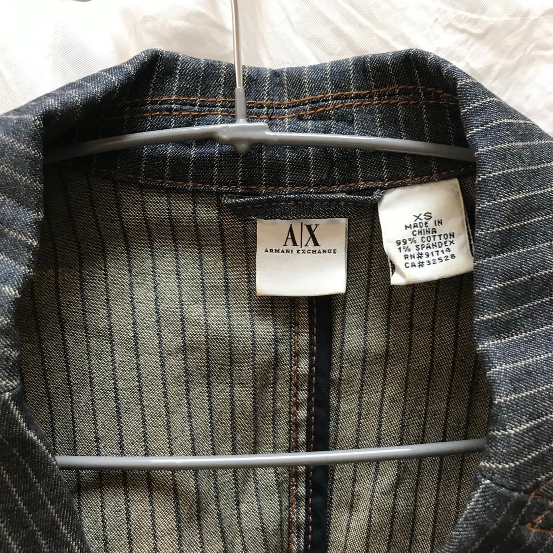 Armani Exchange 알마니 익스체인지 갸루 스티치 데님자켓 상품이미지7