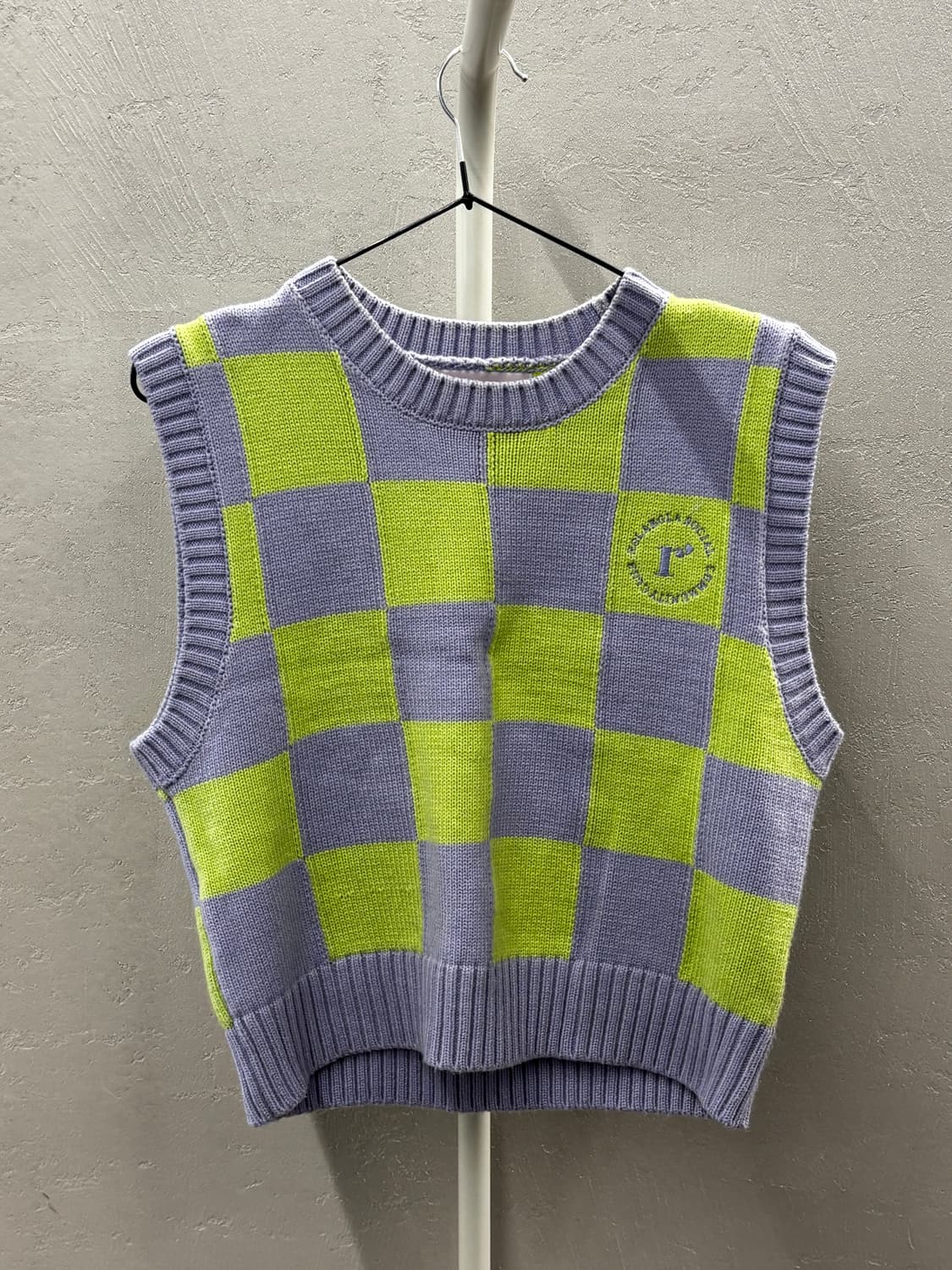 로라로라 체크 니트 조끼 FREE 상품이미지2