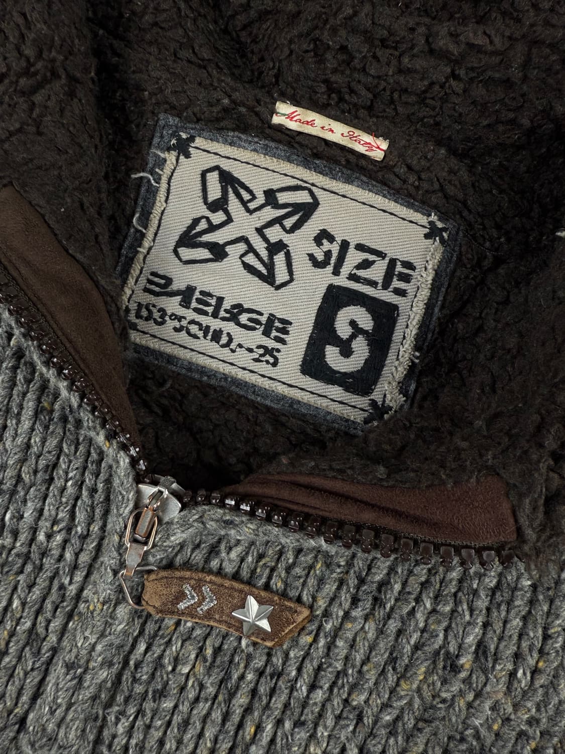 energie 헤비 니트 집업 상품이미지7