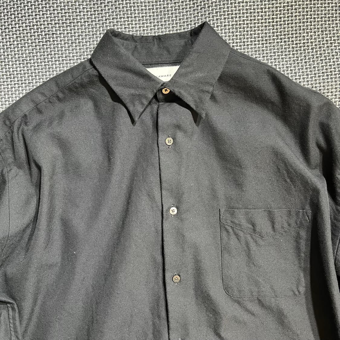 Markawear 울혼방 셔츠자켓 블랙(2) 상품이미지2