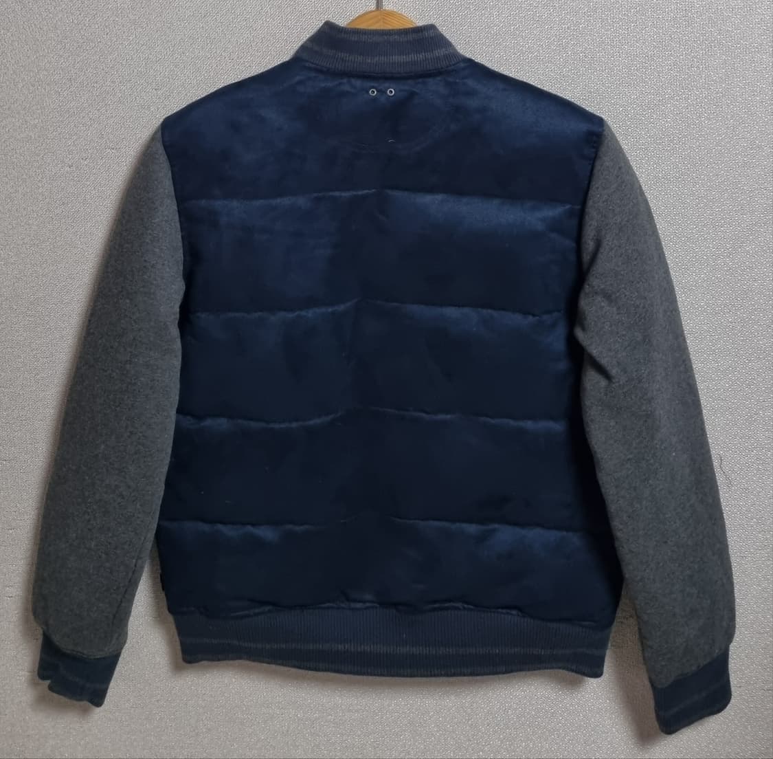 L ) 컨버스 네이비+그레이 덕다운 오리털 점퍼 상품이미지2