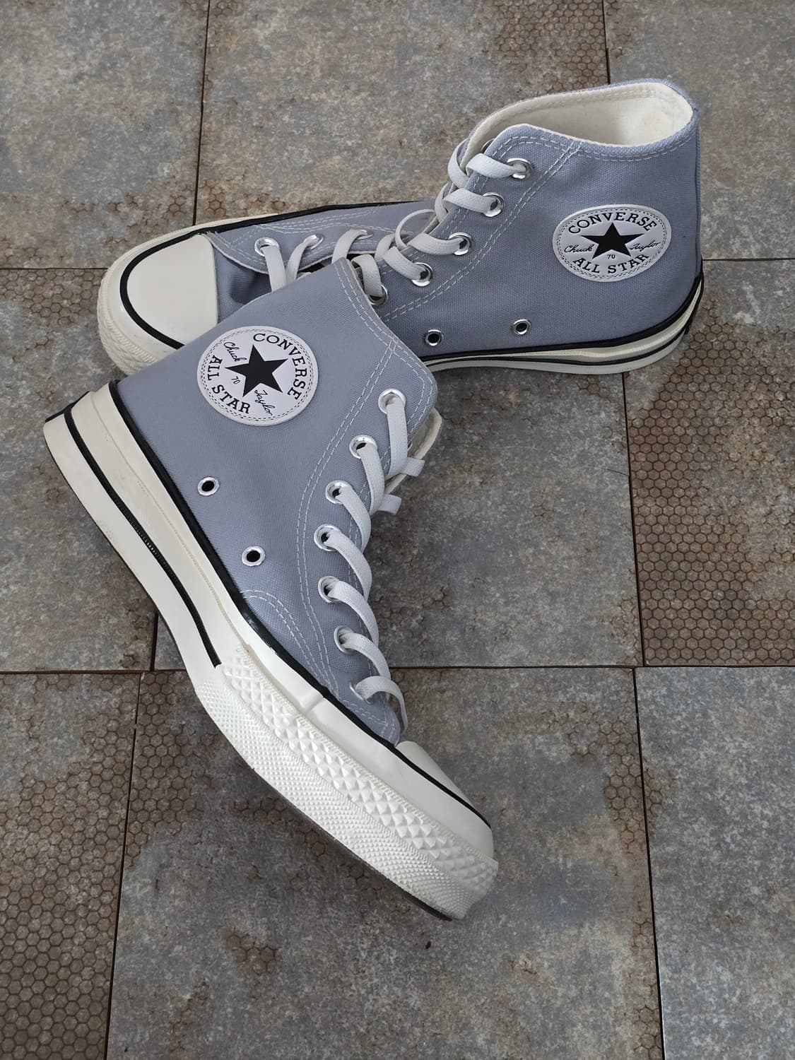 (240)컨버스 척 70 빈티지 캔버스 울프 그레이 하이  상품이미지4