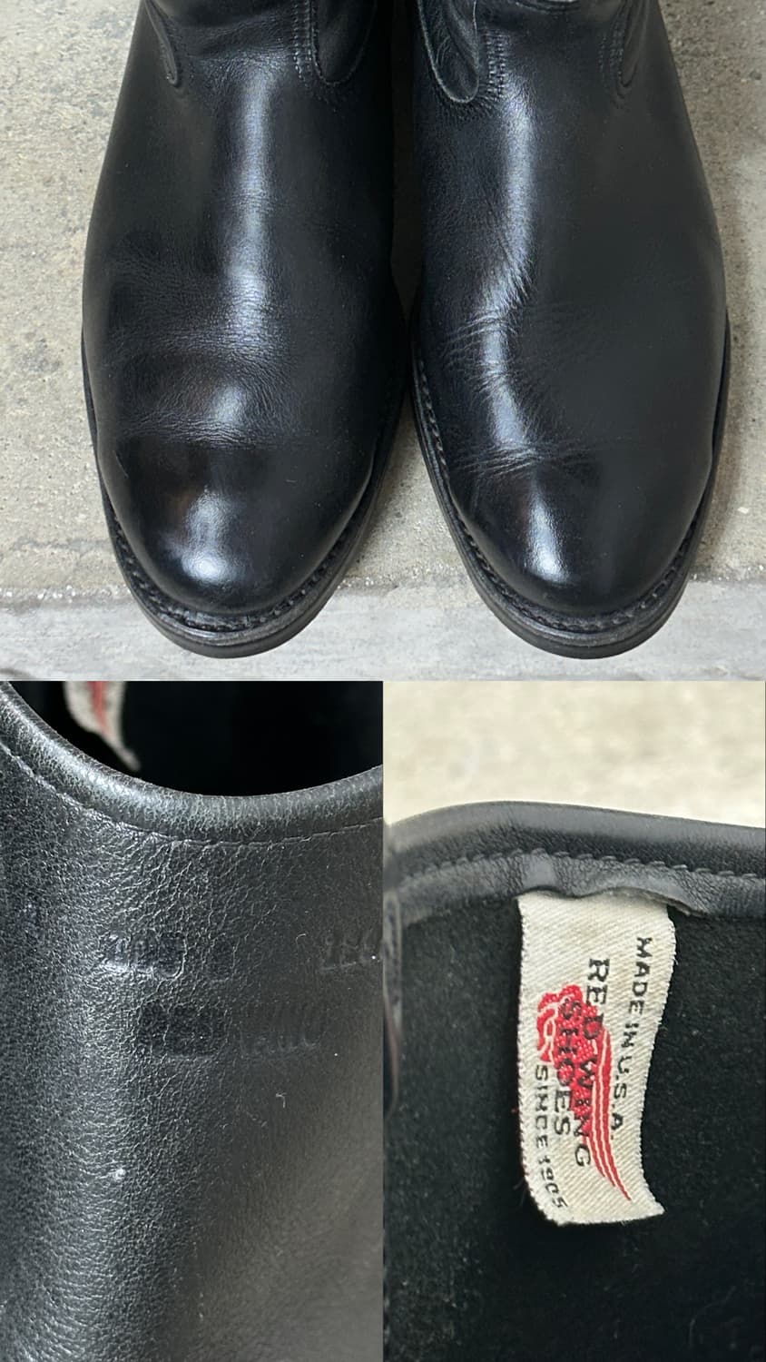 90's OG USA Made 레드윙 1116 페코스 레드윙 웨스턴 부츠 상품이미지8