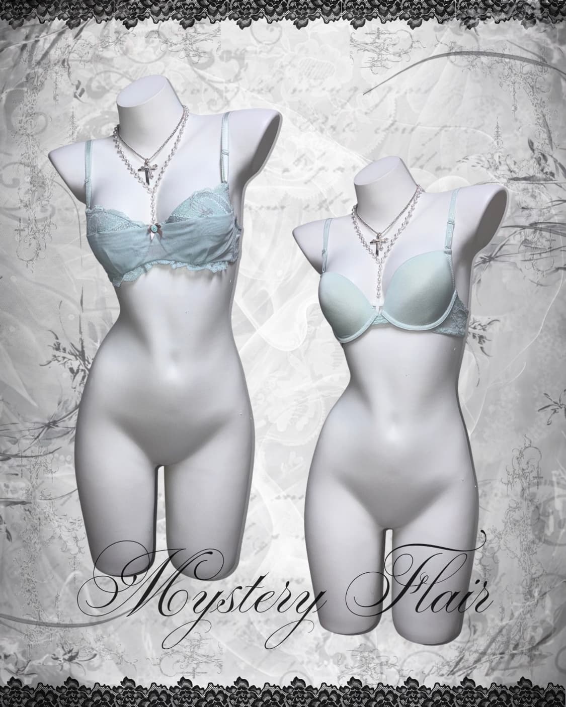 00s 민트브라 2 종 갸루 레이어드 아이템 상품이미지1