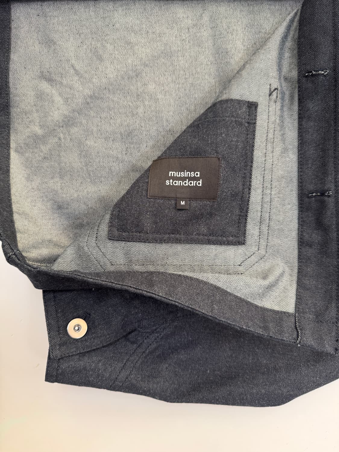 무신사스탠다드 딥인디고 초어자켓  상품이미지5