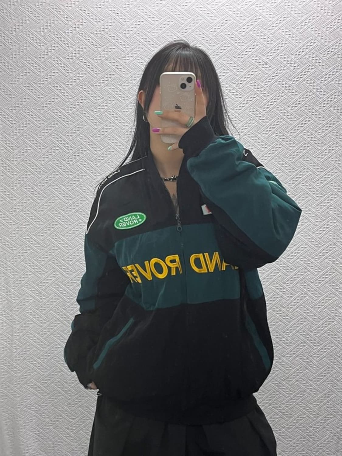 랜드로버 레어 모터사이클 레이싱 바이커 자켓 XL C07299 상품이미지2