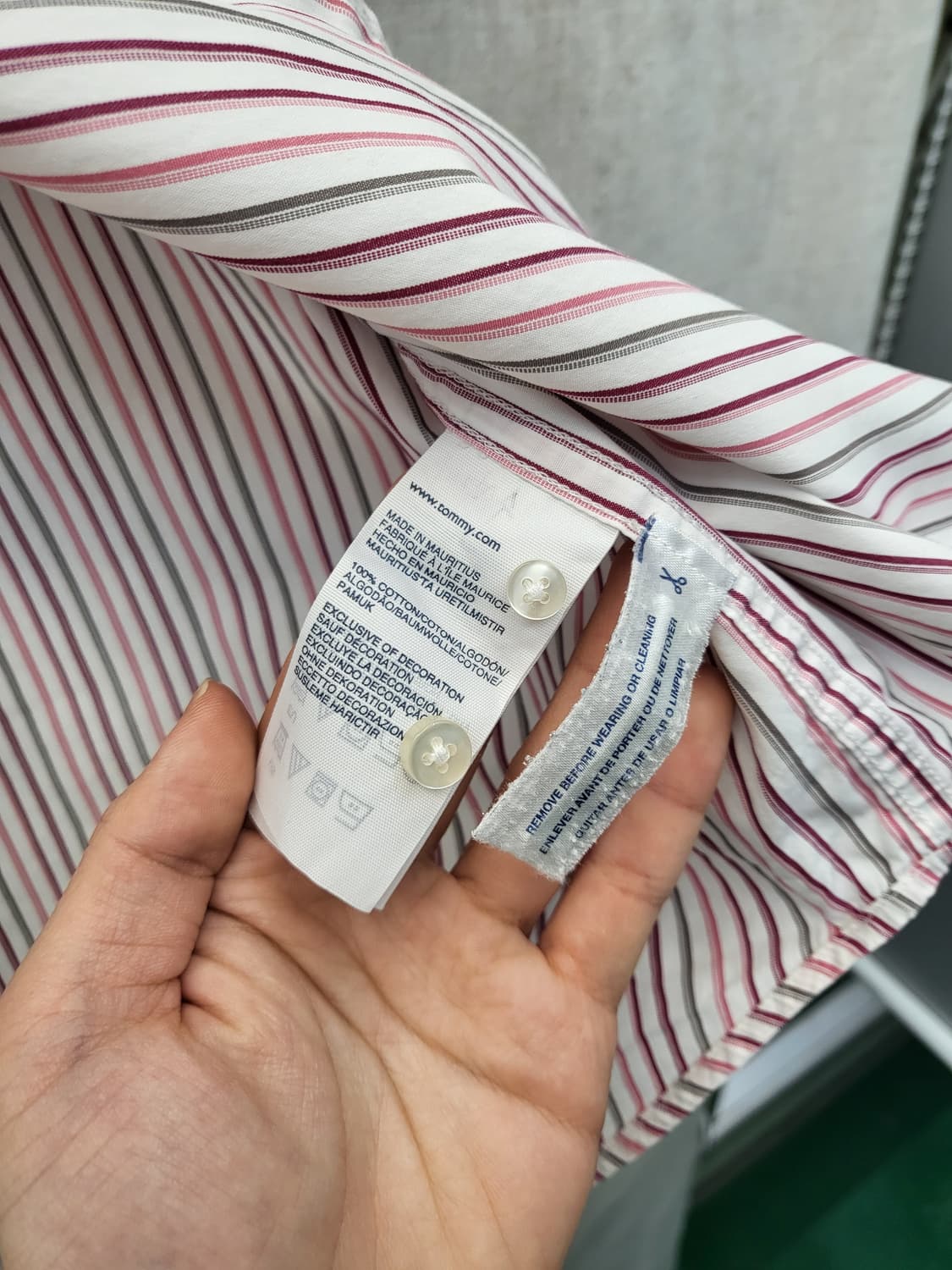 타미힐피거 스트라이프 긴팔 셔츠 상품이미지4