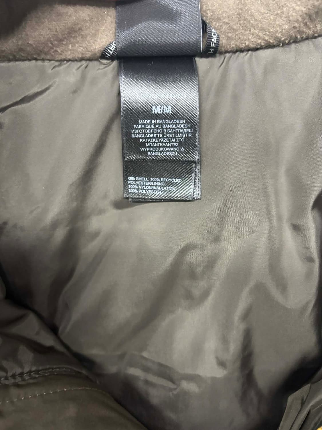 노스페이스 초코브라운 핀터깔 경량 패딩 패디드 자켓 점퍼(M) 상품이미지6