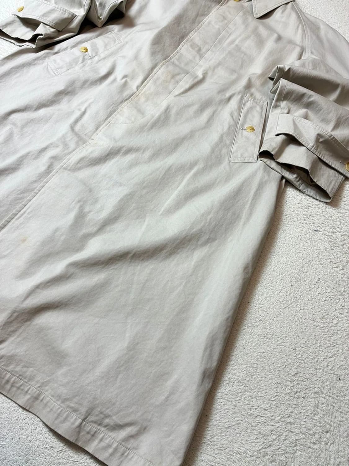 폴로 랄프로렌 00's 재팬 오버 싱글 트렌치 코트 PN7535 상품이미지3