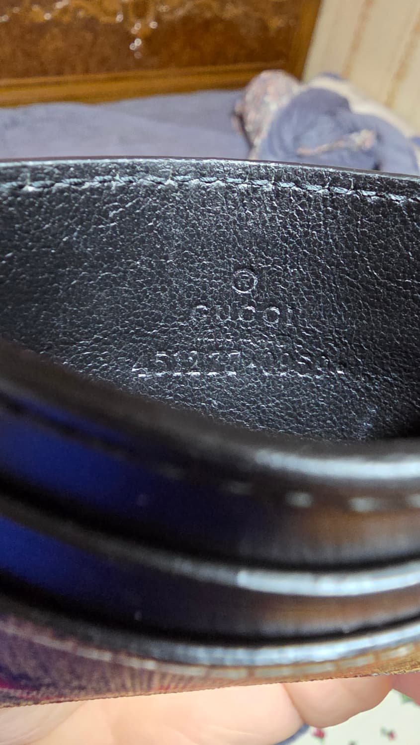 (정품) 구찌 킹스네이크(뱀) GG 수프림 반지갑/개인/팝니다. 상품이미지4