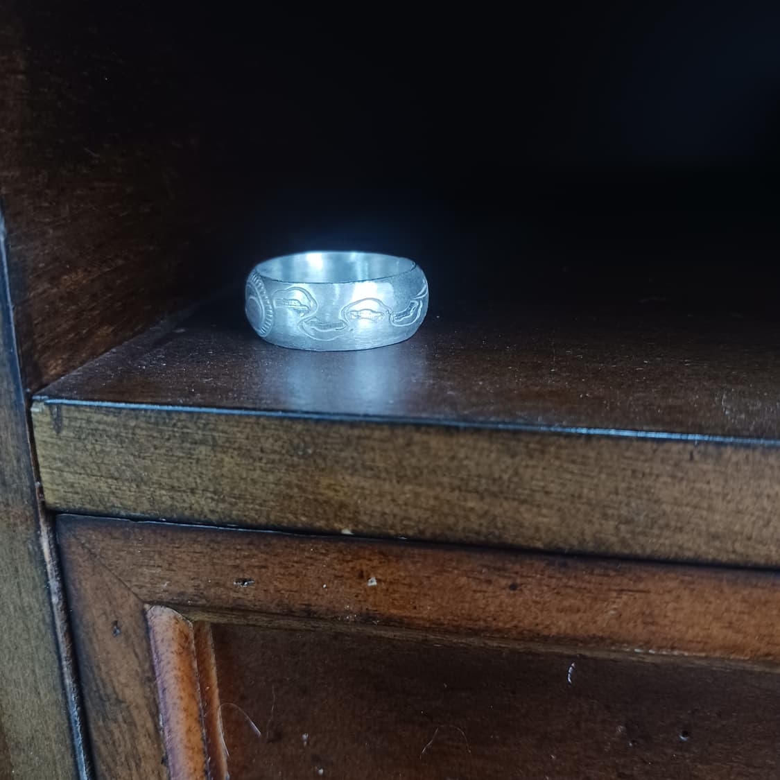 태극구름 순은99 은가락지 8미리 상품이미지4