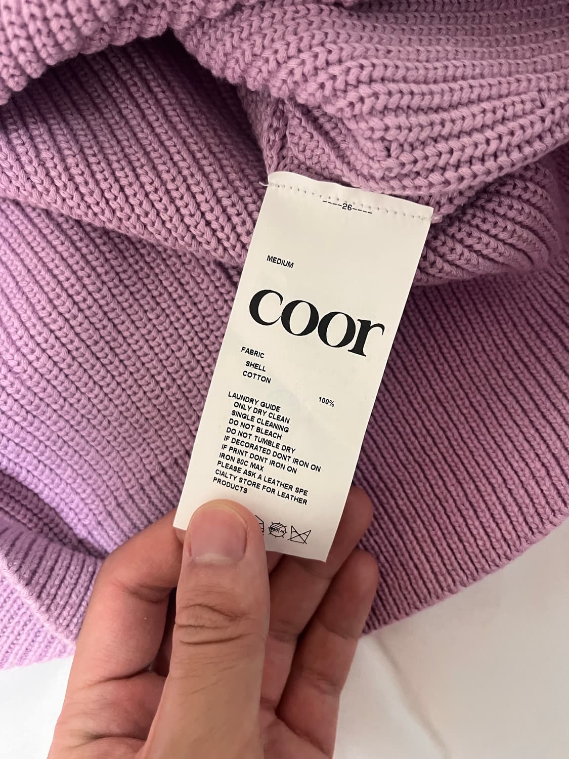 Coor 니트 m size 상품이미지3