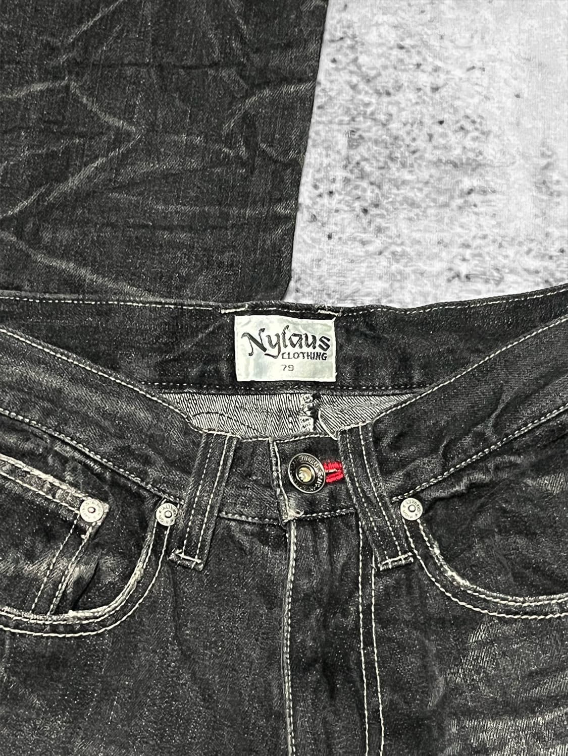(nylaus) punk wing patch denim  상품이미지7