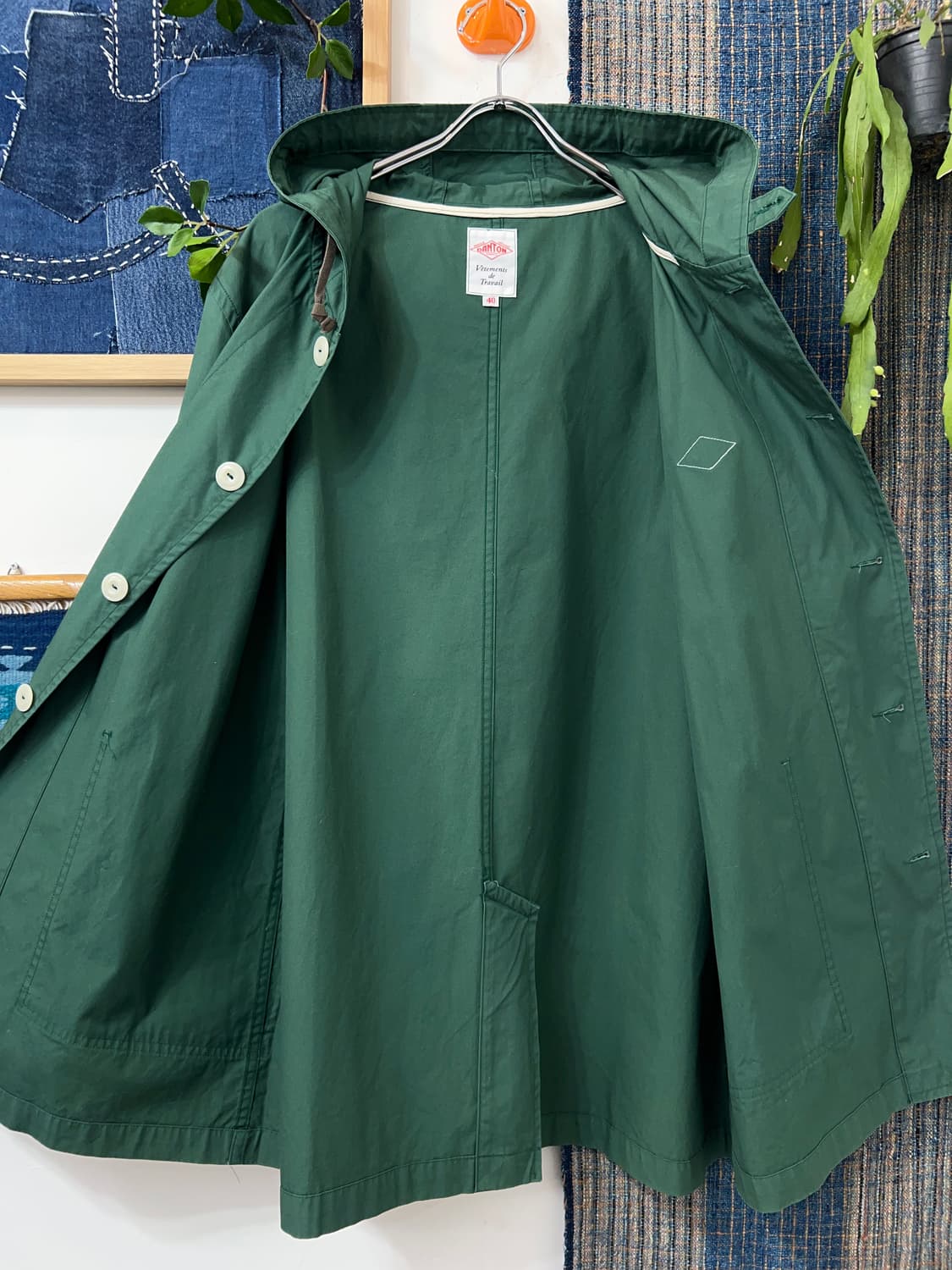 DANTON  Hooded Cotton jacket 상품이미지8