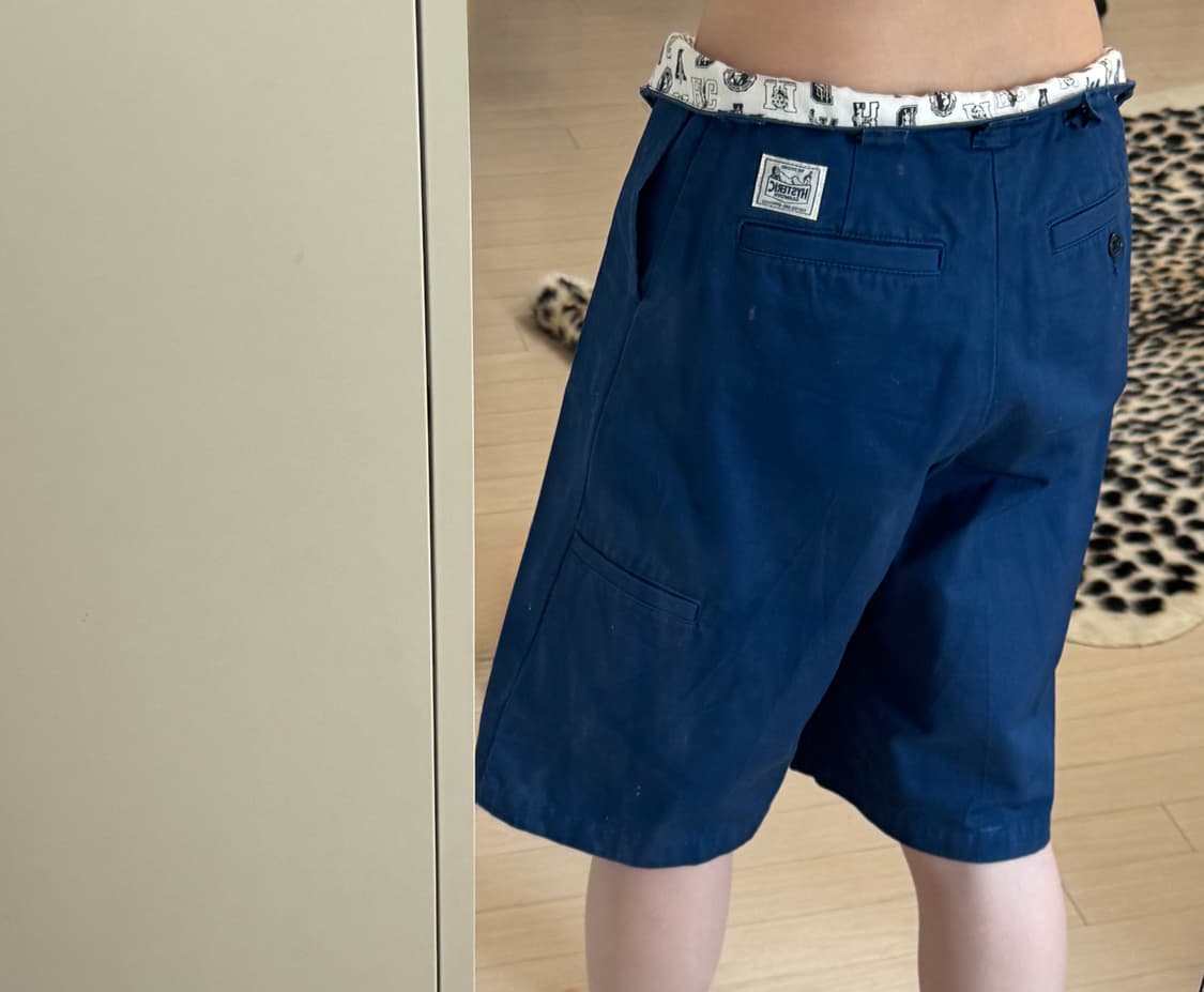 히스테릭 글래머 워크 쇼츠 블루 s 상품이미지2